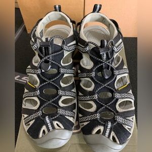 Keen Whisper Black Waterproof Sandel Size 8